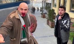 Filistin'e destek yürüyüşünden dönen vatandaşa yumruklu saldırı