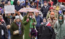 Almanya'da Filistin'e destek mitingi düzenlendi