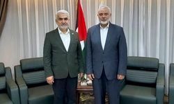 HÜDA PAR Genel Başkanı Yapıcıoğlu, Hamas Siyasi Büro Başkanı Haniye ile görüştü