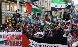 Avusturya'da İsrail'in Gazze saldırıları protesto edildi