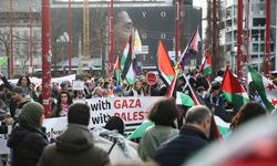 Avusturya’da İsrail'e karşı "Refah’tan elini çek" protestosu