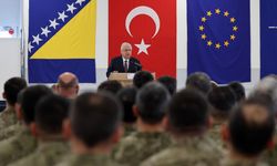 Savunma Bakanı Güler, Bosna'daki EUFOR Türk Temsilciliğinde konuştu
