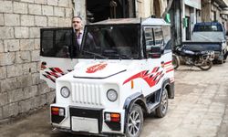 Suriyeli girişimci mühendis elektrikli araç üretti