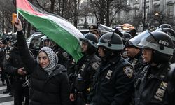 İsrail'in Gazze'deki Şifa Hastanesi'ne saldırısı New York'ta protesto edildi