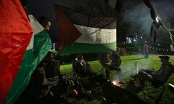 İngiltere'de Filistin destekçileri, İsrailli silah şirketi önünde çadır kurdular