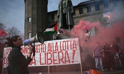 İtalya'da öğrencilerden, üniversitelerine İsrail'le anlaşmaları durdurması çağrısı