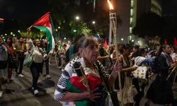 Meksika'da Filistin'e destek gösterisi düzenlendi