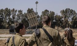 İsrail ordusuna ait Gazze Şeridi çevresindeki Demir Kubbe sistemini görüntülendi