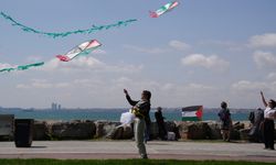 Filistin'e Özgürlük Platformu, Kadıköy'de Gazze için uçurtma uçurdu