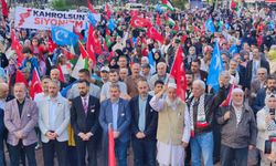 Bursa’da İsrail'i protesto ve Gazze için destek yürüyüşü düzenlendi