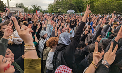 Filistin destekçileri, Netanyahu ile röportaj yapan kanalı protesto etti