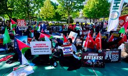 İHH'nin Filistin için İstanbul'da başlattığı oturma eylemi 12. gününde sona erdi