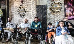 İdlib’de engelliler, farkındalık eylemi düzenledi