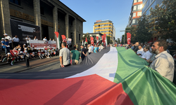 Trabzon'da Filistin'e destek yürüyüşü