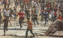 BM: Han Yunus'ta İsrail'in saldırılarından kaçan binlerce insan göçe maruz kaldı