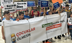 Afyonkarahisar'da İsrail'in saldırıları protesto edildi