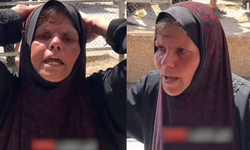 Gazzeli kadın, şehit çocukların önünde Netanyahu'ya seslendi: "Ey Netanyahu, onların hiçbir şeyle ilgisi yoktu!"