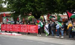 Dublin’de “ABD’nin İsrail’in gerçekleştirdiği soykırımdaki ortaklığı” gösterisi düzenlendi