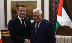 Macron ve Filistin Devlet Başkanı Abbas, Gazze'yi görüştü