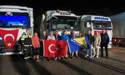 Türkiye'den gönderilen konteyner evler Bosna Hersek'teki sel bölgesine ulaştı