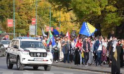 Bosna Hersek'te İsrail'in Gazze'ye saldırıları protesto edildi