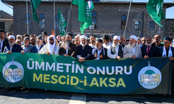 Diyarbakır'da İsrail'in Gazze'ye yönelik saldırıları protesto edildi