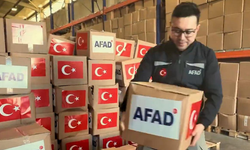 AFAD, Münbiç'te 1365 aileye gıda kolisi ulaştırdı