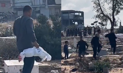 Gazze'de şehitler, yakınlarının elleriyle toprağa veriliyor