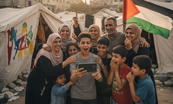 Gazze'de soykırıma rağmen sınav sonuçları kutlandı