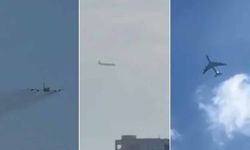 İran füzeleri uçağın inişini son anda engelledi