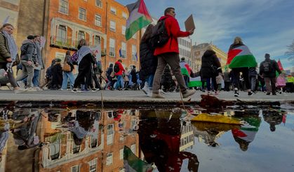 İrlanda’da Filistin'e destek gösterisi düzenlendi