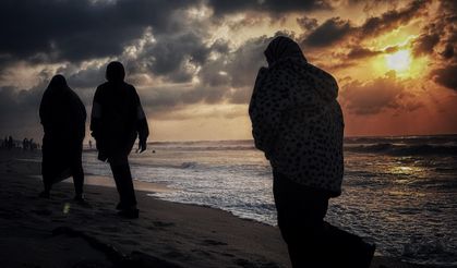 Gazze'de gün batımı 📷