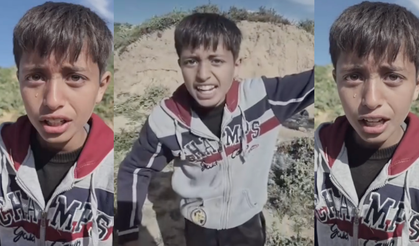 Gazzeli çocuk: "Denize yardım atarak bizi küçük düşürüyorlar!"