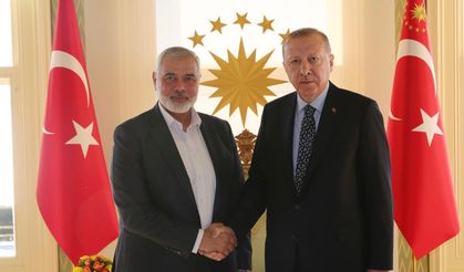 Cumhurbaşkanı Erdoğan, Hamas Siyasi Büro Başkanı İsmail Heniyye ile görüştü