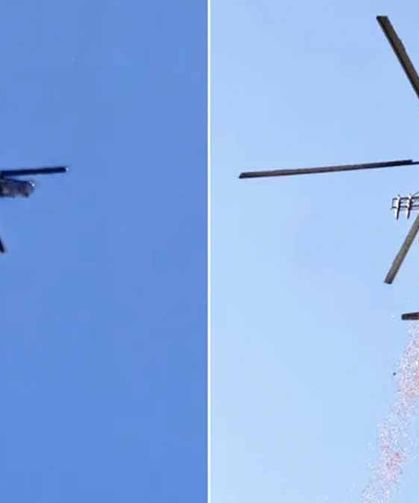 Suriye’de Devrimin 14. Yılı: Helikopterlerden barış çiçekleri