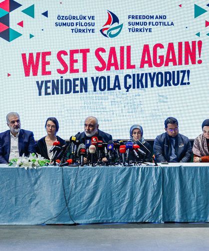 Özgürlük ve Sumud Filosu Akdeniz’e açılmaya hazırlanıyor