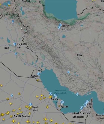 Körfez'de hava yolu kilitlendi: 5 bin 400 uçuş iptal