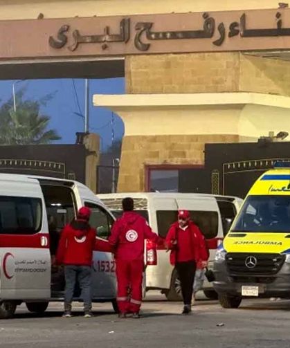 Gazze'ye Mısır'dan 100'ü aşkın yardım tırı ulaştı