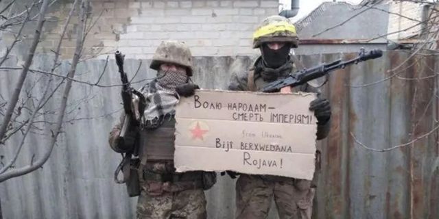 Ukraynalı Askerlerden PKK’ya Destek Mesajı