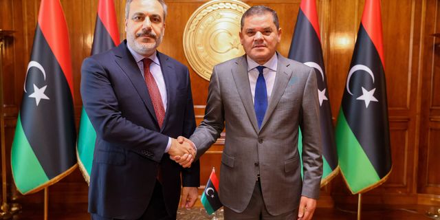 MİT Başkanı Fidan Trablus'ta Libya Başbakanı ile Görüştü