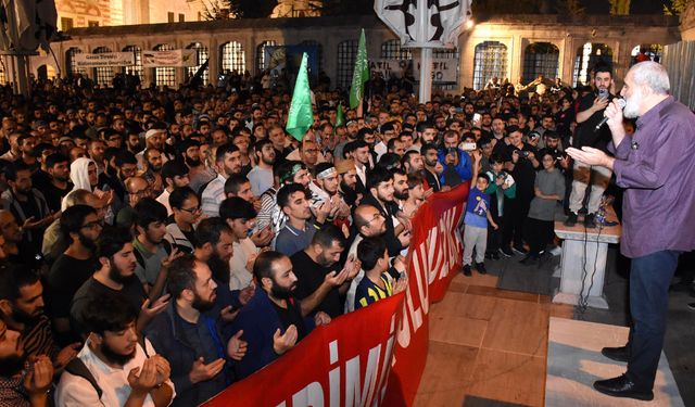 İstanbul'da "Gazze İçin Duaya" etkinliği düzenlendi