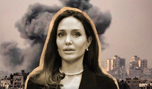 Angelina Jolie, İsrail'in Cibaliya Mülteci Kampı'na saldırısına tepki gösterdi