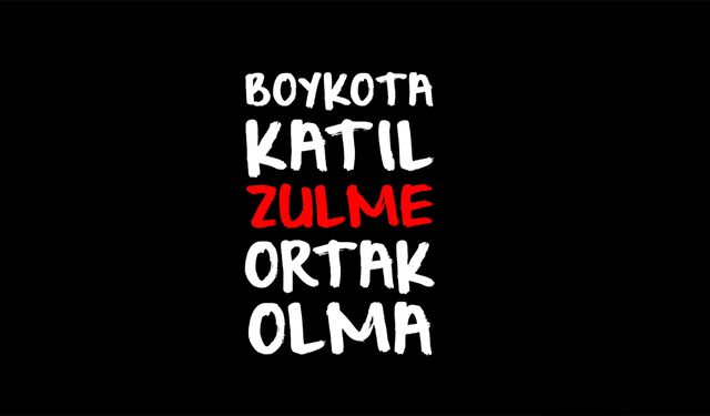 ''Boykota Katıl Zulme Ortak Olma'' videosu gündem oldu!