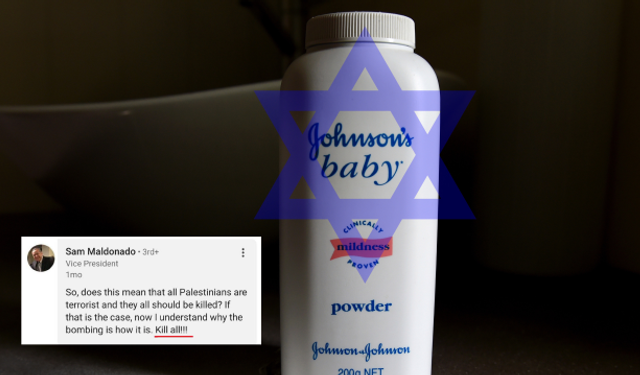 Johnson & Johnson'tan Siyonist İsrail'in bebek katliamına açık destek!