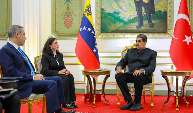 Maduro, Dışişleri Bakanı Fidan'ı kabul etti