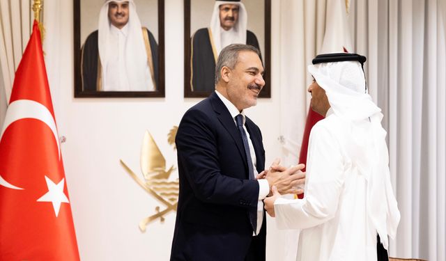 Katar Dışişleri Bakanı Al Sani, Dışişleri Bakanı Fidan ile ortak basın toplantısında konuştu