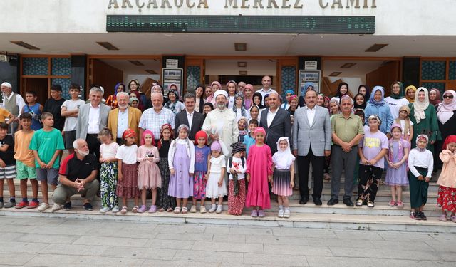 Diyanet İşleri Başkanı Erbaş, Düzce'de Kur'an kurslarını ziyaret etti