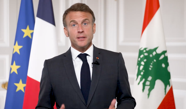 Macron: "Her zaman Lübnan'ın yanında olduk"