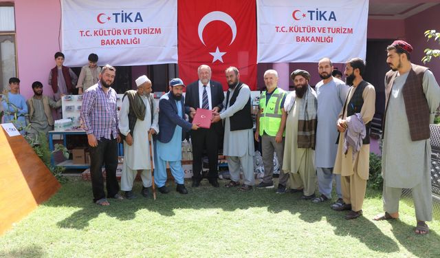 TİKA, Afganistan'da meslek edindirme kurslarını sürdürüyor