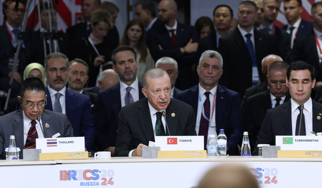 Cumhurbaşkanı Erdoğan, "Genişletilmiş BRICS+ Oturumu"nda konuştu